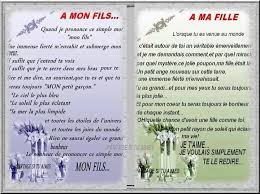 A Mon Fils A Ma Fille Lettre Amour Poeme Anniversaire Lettre A Ma Fille