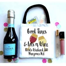 Wine Party Hangover Bags Wine Bachelorette Or Birthday Party Etsy In 2020 Wine Party Favor Wine Parties Wine Club Gift