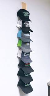 Woodstock Hat Rack For Baseball Caps Single Vertical Rack Holds 8 Hats Hat Rack Baseball Cap Rack Baseball Caps Storage