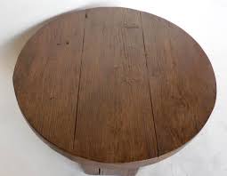 5% coupon applied at checkout. Custom Reclaimed Wood Rustic Chunky Round Coffee Table At 1stdibs