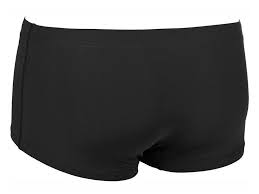 Black solid live from our own rehearsal cage! Arena Solid Squared Short Badehose Low Waist 3 Black White