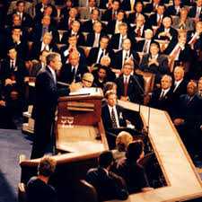 It looks easy but often comes off terribly. President George W Bush Addressed A Joint Session Of Congress On The Subject Of The War On Terrorism Us House Of Representatives History Art Archives