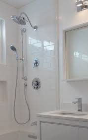 The Moen Commercial Two Handle Transfer Tub Shower With Handheld Showerhead Set Is Designed For Durab Shower Tub Bathroom Shower Systems Tub And Shower Faucets