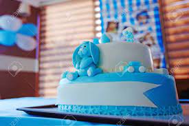 Each of these 100% eggless birthday cakes comes along with bakingo' s efficient cake delivery to notch up your lil one's birthday celebration. Birthday Cake For 1 Year Old Boy Stock Photo Picture And Royalty Free Image Image 109224112