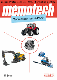 Il peut s'agir d'entretien, de réparation ou d'adaptation. Memotech Maintenance De Materiel Cap Bac Pro 2012 Editions Delagrave