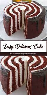 Easy Delicious Cake Easy Delicious Cakes Cake Recipes Yummy Cakes