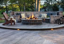 Then put down decomposed granite or sand. 5 Tips For Designing A Patio Around A Fire Pit Outdoor Living By Belgard