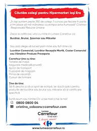 Locuri de munca in iasi din toate domeniile. Colegi Pentru Hipermarket Iasi Era Sc Carrefour Romania Sa Aplica Pe Ejobs