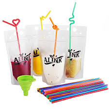 The newly developed bpa free beverage pouches are the most innovative drink vessels on the market for 2018 and offer an array of benefits ranging from consumer experience to operational storage. Alink Frozen Ziplock Smoothie Bags Empty Plastic Drink Pouches Juice Container Set Of 50 With Flexible Straws And Funnel Walmart Canada