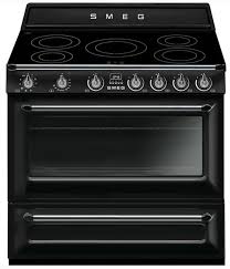 Buscas saber todo lo referente. Smeg Tr90ibl9 Cocina Con Placa De Induccion Y Horno Electrico Clase A Negra Lacasadelelectrodomestico Com