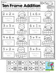 Ten Frame Addition With Dominos Addition Facts And Ten Frames Fun And Super Effective Tons Of Hands On B Ten Frame Education Elementary Math Math Addition
