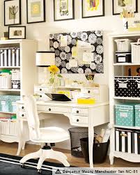 Black And White Study Table Design White And Yellow Office Decor Could Replace The Black With Cobalt Blue Navy Blue Or Another Color Home Office Design Desk Inspiration Home Office Space