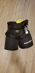 details about bauer supreme s29 goalie pants size int large black new