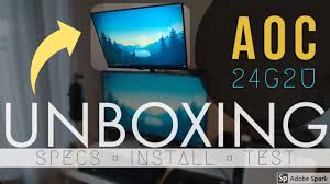 Upgrade to the latest nvidia drivers, make sure you have gsync turned on in nvidia control panel, think you need. Aoc 24g2u Unboxing And Setup 24 144hz 1ms 1080p Gaming Monitor 4 Monitor Stand And Aoc C32g1 Youtube