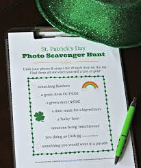 See if you can find any green things in your home today. Free St Patrick S Day Scavenger Hunt For Kids Edventures With Kids