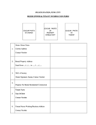 A notice of commencement (noc) is required on improvements to real property when the project cost is greater than $2,500. Police Verification Form Fill Out And Sign Printable Pdf Template Signnow