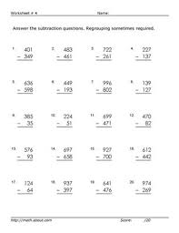 Practice 3 Digit Subtraction With These Free Math Worksheets Free Math Worksheets Addition And Subtraction Worksheets 2nd Grade Math Worksheets