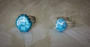 Get diamond steve minecraft today with drive up, pick up or same day delivery. Inspired By Minecraft Diamond Adjustable Size Ring From É™llure Arts Diamond Are A Girls Best Friend Polymer Clay Rings