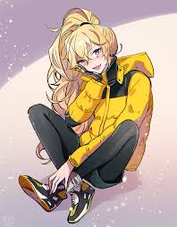 Original outifit designs by @dlartistanon do check out their cool art! Yang Xiao Long Rwby Image 2440235 Zerochan Anime Image Board