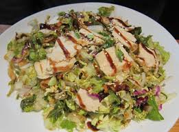 Top with sliced chicken & almonds. California Pizza Kitchen Restaurant Review Melanie Cooks