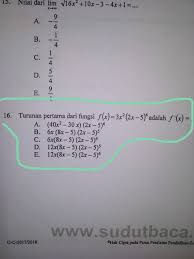Maybe you would like to learn more about one of these? Turunan Akar Pangkat 5 Akarkua