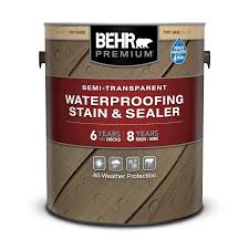 Semi Transparent Waterproofing Wood Stain Sealer Behr