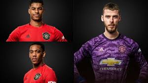 The compact squad overview with all players and data in the season overall statistics of current season. Manchester United Players Modelling New 2019 20 Home Kit Youtube