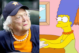 Barbara Bush and Marge Simpson Were Pen Pals in the 90s