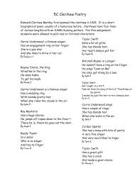 Clerihew Poetry Examples Poetry Examples Third Grade Writing Poetry