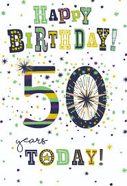 And what adds to this joyous occasion? 50th Birthday Cards For Him 50 Years Today Balloons Birthday Card 50th Birthday Cards 50th Card For Brother Husband Dad Friend Uncle