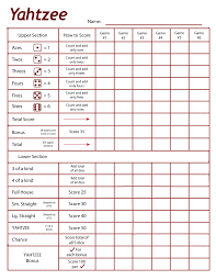 Download printable yahtzee score sheets. Great Free Printable Yahtzee Score Cards In Pdf Format Printerfriendly Great Yard Games