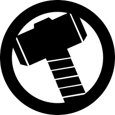 Pin By Leah Wienholt On Kid Happy Avengers Symbols Hammer Logo Avengers Logo