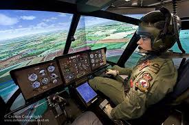 Raf Squirrel Helicopter Simulator Flight Simulator Cockpit Flight Simulator Flight Deck