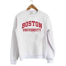 Boston University White Sweatshirt University Sweatshirts Sweatshirts White Sweatshirt
