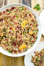 Learn how to make moroccan roasted pomegranate chicken. Moroccan Style Quinoa Salad Recipe Elle Republic