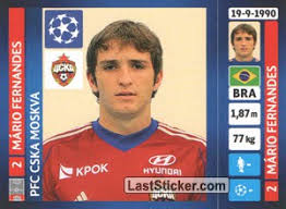Mario fernandes is a soccer player, zodiac sign: Sticker 255 Mario Fernandes Panini Uefa Champions League 2013 2014 Laststicker Com