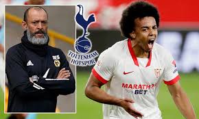 Corresponding size table for men's shirts. Tottenham Targeting Move For Sevilla Defender Jules Kounde Daily Mail Online