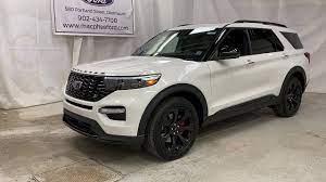 White 2021 Ford Explorer St Review Macphee Ford Youtube