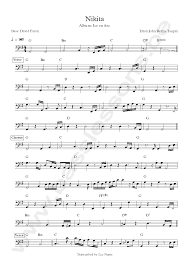 He later auditioned (unsuccessfully) as lead singer for the progressive rock. Elton John Nikita Bass Transcription David Paton