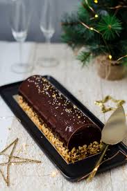 Buche Chocolat Poire Cacahuetes Recette Gateau Noel Recette Dessert Noel Poire Au Chocolat
