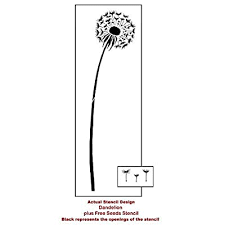 Maybe you would like to learn more about one of these? Buy Dandelion Wall Stencil Floral Stencils For Walls Flower Stencil Designs Reusable Stencil For Painting Walls Try Stencil Instead Of Wallpaper And Save On Room Makeover Size