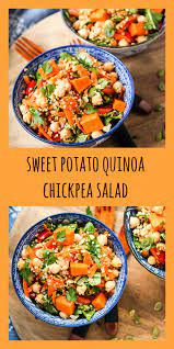 Sweet Potato Quinoa Chickpea Salad The Food Blog Recipe Salad With Sweet Potato Sweet Potato Quinoa Salad Quinoa Chickpea Salad
