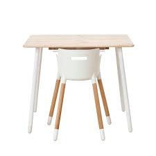 High chair, swing, play tower, children's table, children's armchair, stairs and chair for adults in one product. Flexa Kinderstuhl In Weiss Buche Online Kaufen Kidswoodlove