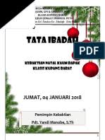 (2x) sungguh mulia, berkarunia hari natal yang kudus. Liturgi Natal Wki 2019