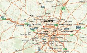 5 maps of bezons physical satellite road map terrain maps. Bezons Weather Forecast