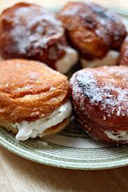 Go out and enjoy a cream filled donut or make some of your own and update a status on social media like as facebook, twitter, whatsapp by using #nationalcreamfilleddonutday hashtag. National Cream Filled Donut Day Vanilla Cream Biscuit Donuts