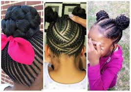 29 Corn Row Bun Styles Hair Styles Little Girl Braids Cornrow Hairstyles
