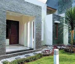 Buatlah desain yang seindah dan senyaman mungkin pada teras. Desain Rumah Minimalis Dengan Batu Alam Wild Country Fine Arts