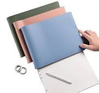 Business Office Stationery A4 Ring Binder Notebook Diary Book High-End  Color PU Leather Notepad