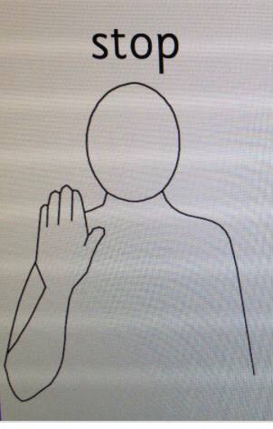 St Serf's PS on X: "This weeks Makaton sign is “Stop” last week we practiced again and this weeks attention will be on stop 🛑✋🏼below is our link to help you and